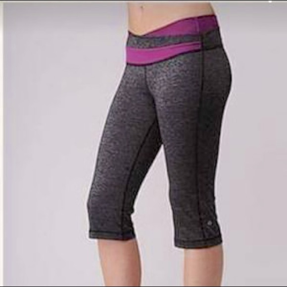 Lululemon Astro Wunder Under crop capri 1/2 knee